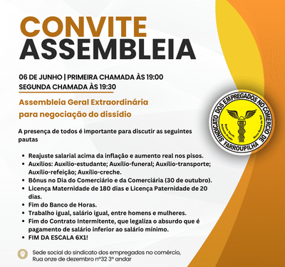 CONVITE ASSEMBLEIA
